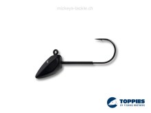 Dart Jighead Tungsten Black Matt